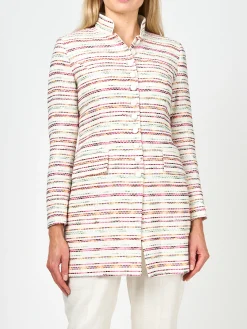 Favourbrook Camden Jacket Ivory Multi Crosby Linen-Women Short Jackets | Jackets & Coats