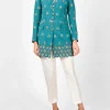 Favourbrook Camden Jacket Teal Wimbourne Linen-Women Short Jackets | Jackets & Coats