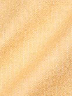 Favourbrook Canary Yellow Alnwick Herringbone Double Breasted 8 Button Shawl Lapel Waistcoat- Waistcoats | Shawl Lapel Waistcoats