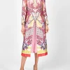 Favourbrook Carnaby Coat Red Madrid Silk Satin-Women Mother Of The Bride | Jackets & Coats