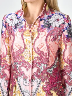 Favourbrook Carnaby Coat Red Madrid Silk Satin-Women Mother Of The Bride | Jackets & Coats