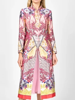 Favourbrook Carnaby Coat Red Madrid Silk Satin-Women Mother Of The Bride | Jackets & Coats