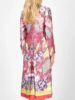 Favourbrook Carnaby Coat Red Madrid Silk Satin-Women Mother Of The Bride | Jackets & Coats
