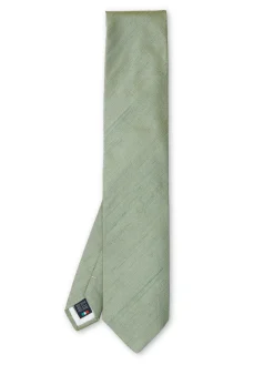 Favourbrook Celadon Douppion Silk Tie- Ties
