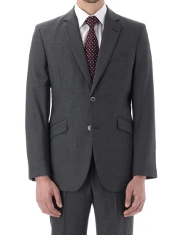 Favourbrook Charcoal Merino Wool Trevelyn Jacket- Suits