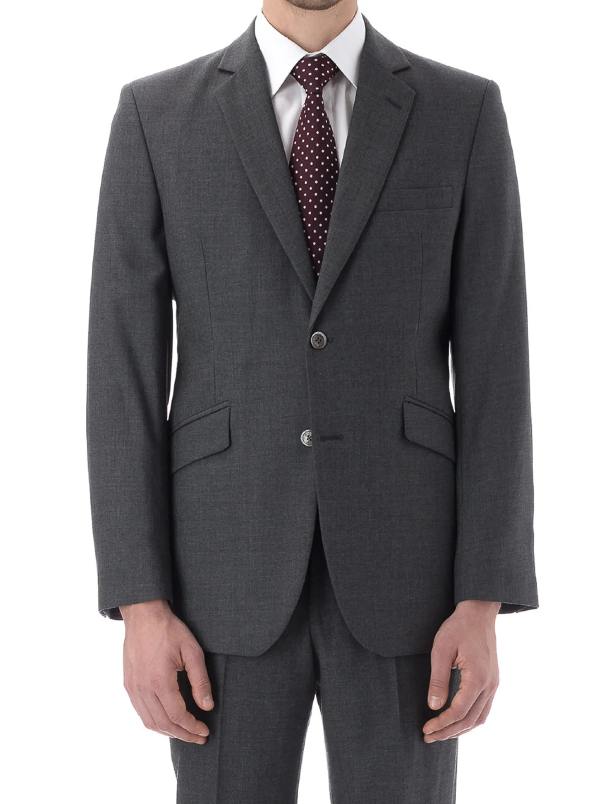 Favourbrook Charcoal Merino Wool Trevelyn Jacket- Suits