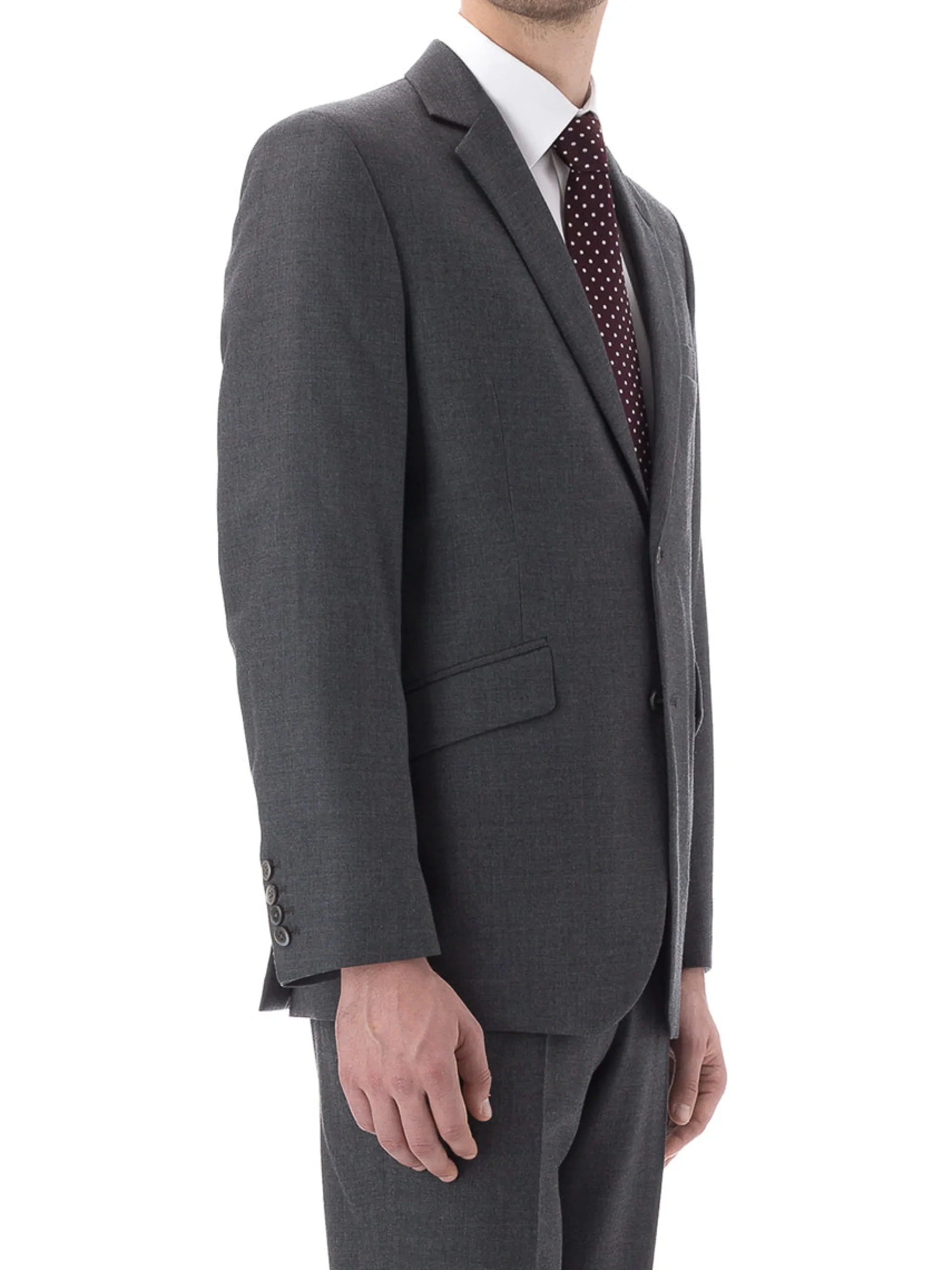Favourbrook Charcoal Merino Wool Trevelyn Jacket- Suits