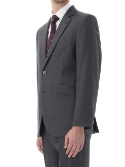 Favourbrook Charcoal Merino Wool Trevelyn Jacket- Suits