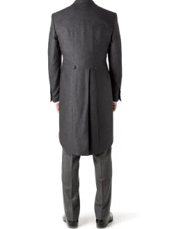 Favourbrook Charcoal Shaftesbury Cashmere Wool Morning Coat- Royal Ascot | Occasionwear