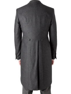 Favourbrook Charcoal Shaftesbury Cashmere Wool Morning Coat- Royal Ascot | Occasionwear