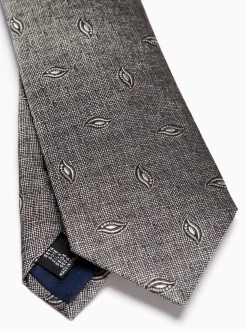 Favourbrook Charcoal Studland Silk Tie- Ties