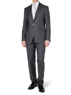 Favourbrook Charcoal Wellington Wool Newport Jacket- Suits