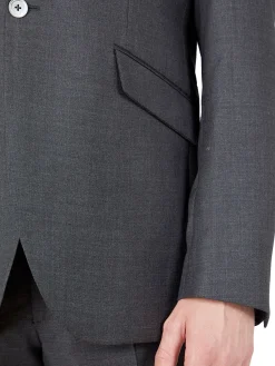 Favourbrook Charcoal Wellington Wool Newport Jacket- Suits
