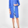 Favourbrook Chelsea Coat Cobalt Katmandu Silk Tasar-Women Jackets & Coats