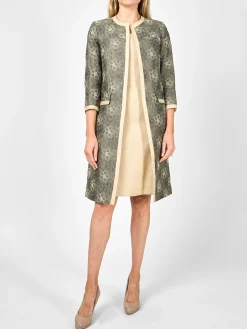 Favourbrook Chelsea Coat Khaki Bronze Aubrey Linen-Women Jackets & Coats