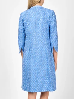 Favourbrook Chelsea Coat Ocean Blue Dudley Linen-Women Jackets & Coats