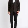 Favourbrook Cigar Black Randwick Unlined Dinner Jacket- Occasionwear | Dinner Jackets