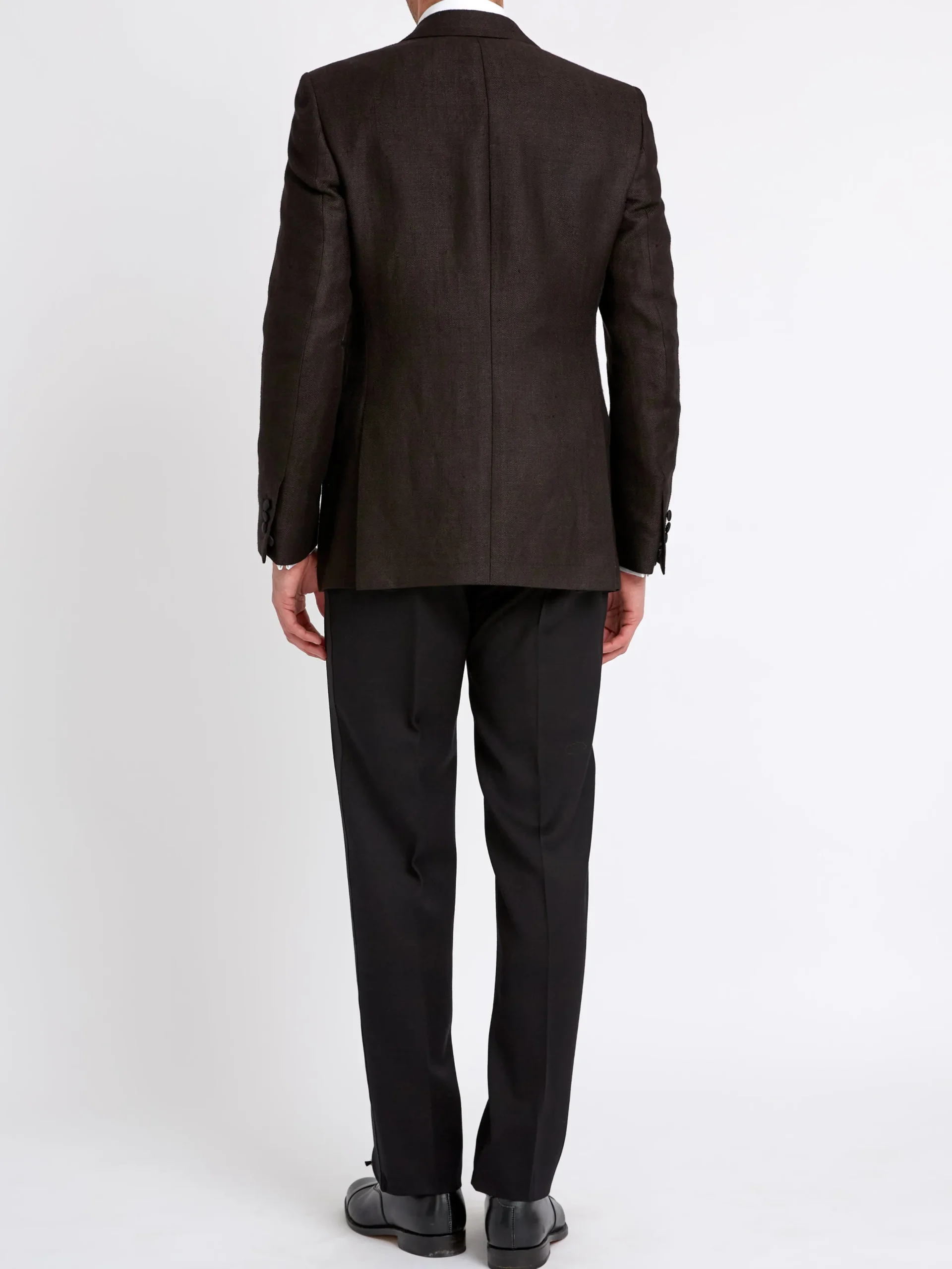Favourbrook Cigar Black Randwick Unlined Dinner Jacket- Occasionwear | Dinner Jackets
