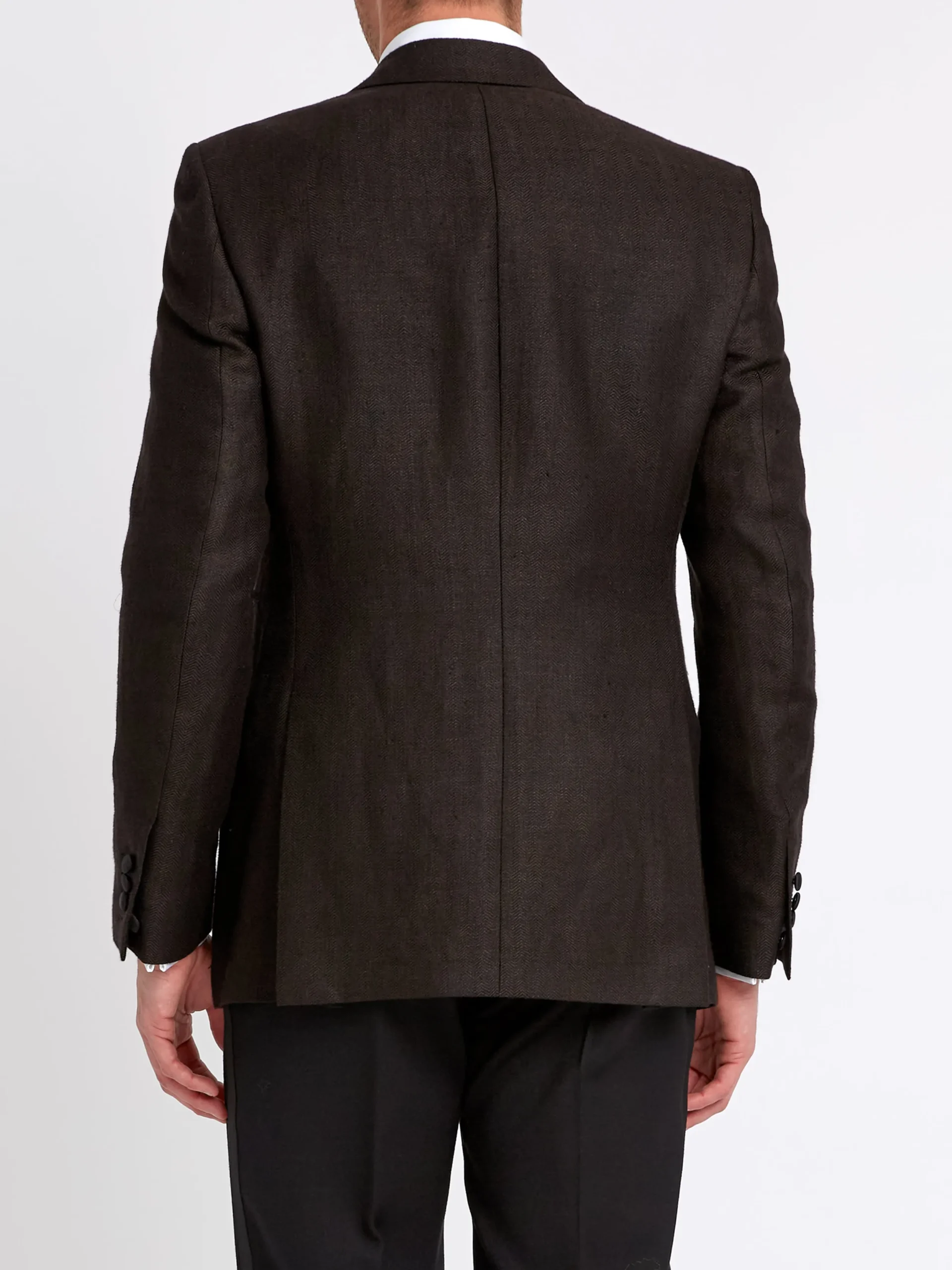Favourbrook Cigar Black Randwick Unlined Dinner Jacket- Occasionwear | Dinner Jackets