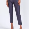 Favourbrook Cigarette Trousers Ink Silk Douppion-Women Eveningwear | Eveningwear