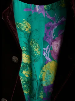 Favourbrook Claret Velvet Cotton Artist Jacket- Nehru Jackets | Velvet Jackets