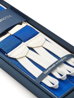 Favourbrook Classic Blue Douppion Braces- Braces
