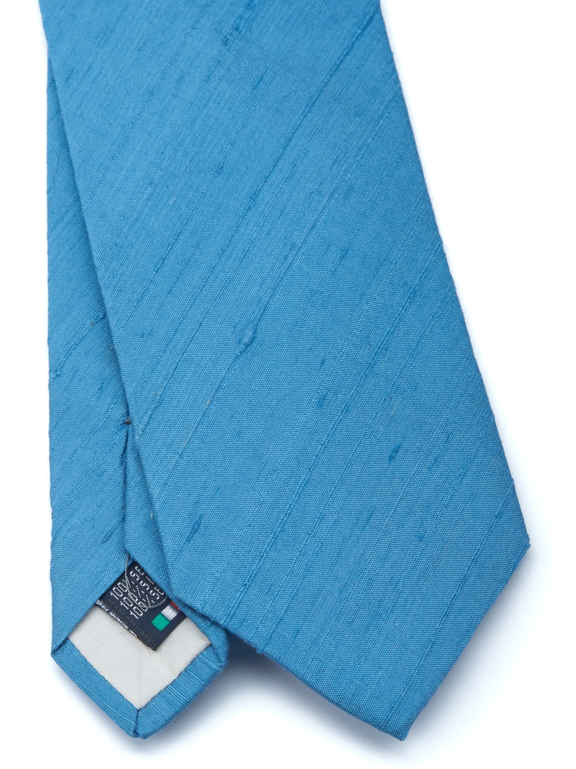 Favourbrook Cobalt Blue Douppion Silk Tie- Ties