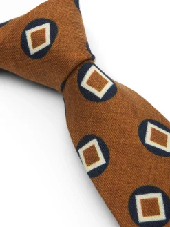 Favourbrook Copper Clivedon Silk Tie- Ties