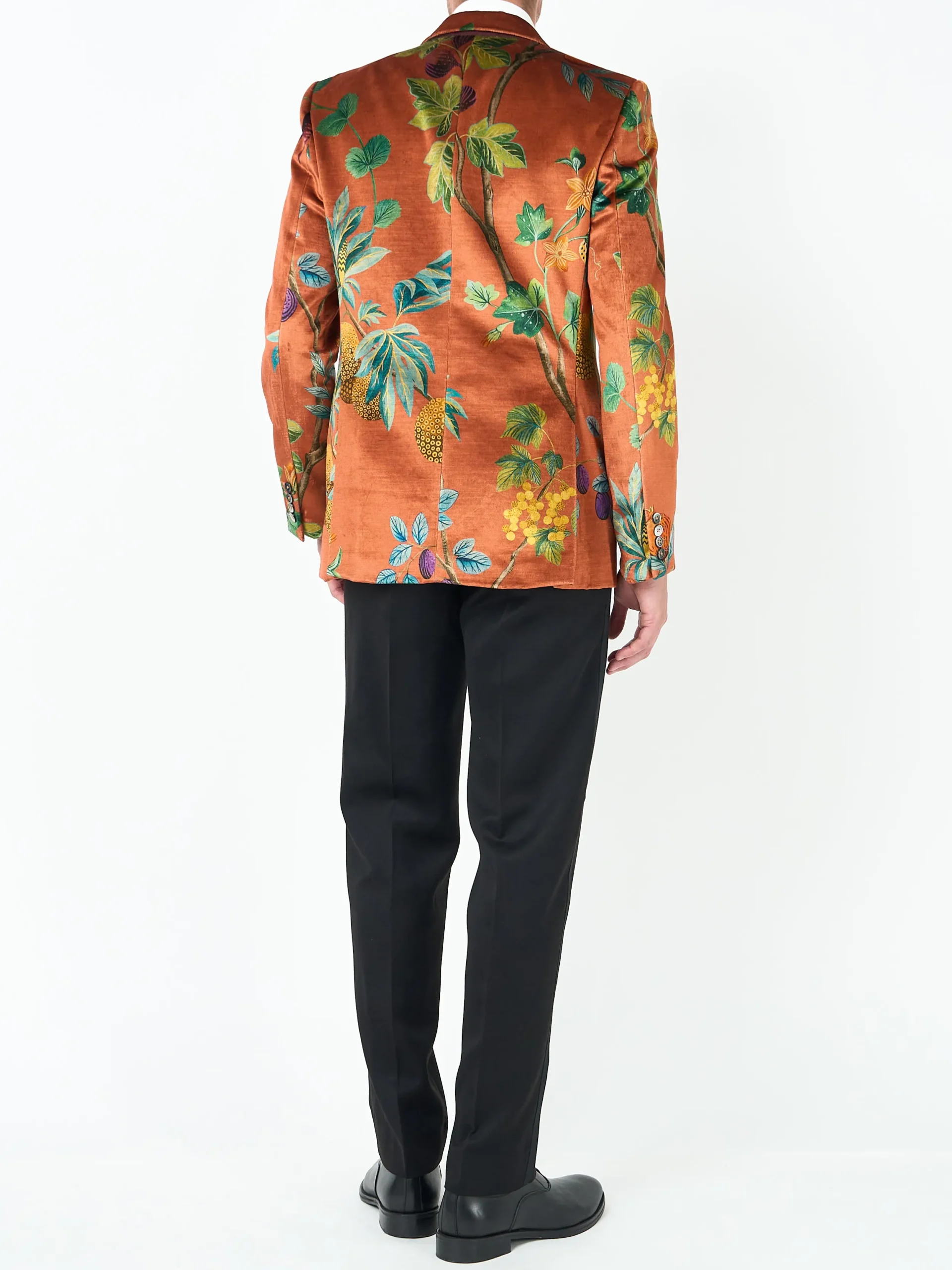 Favourbrook Copper Regency Velvet Newport Jacket- Velvet Jackets | Dinner Jackets