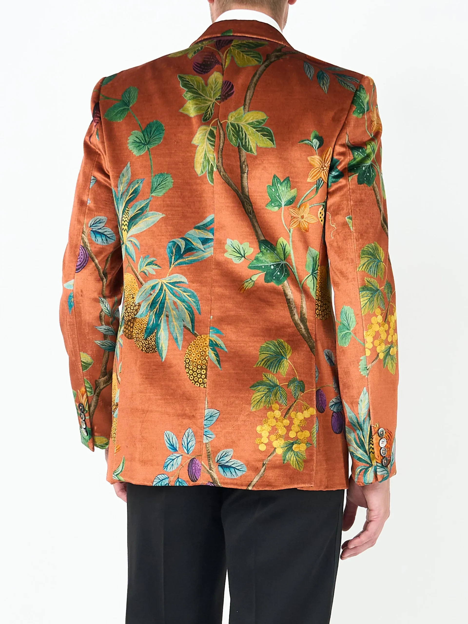 Favourbrook Copper Regency Velvet Newport Jacket- Velvet Jackets | Dinner Jackets