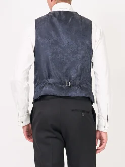 Favourbrook Copper Regency Velvet Single Breasted 6 Button Waistcoat- Single Breasted Waistcoats | Waistcoats