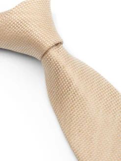 Favourbrook Cream Blythe Silk Tie- Ties