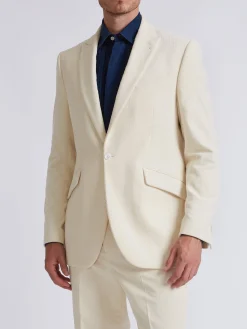 Favourbrook Cream Cord Newport Jacket- Suits