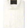 Favourbrook Cream Haston Cutaway Collar Shirt- Shirts