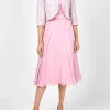Favourbrook Davina Jacket Pale Pink Cosgrove Crease Resist Linen-Women Mother Of The Bride | Short Jackets
