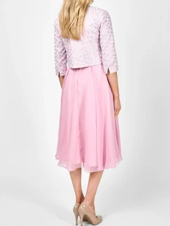 Favourbrook Davina Jacket Pale Pink Cosgrove Crease Resist Linen-Women Mother Of The Bride | Short Jackets