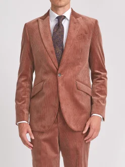 Favourbrook Dusk Pink Hatfield Cord Newport Jacket- Suits