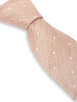 Favourbrook Dusk Pink Ledbury Linen Tie- Ties