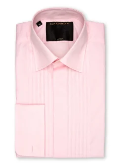 Favourbrook Dusk Poplin Pintuck Dress Shirt- Shirts