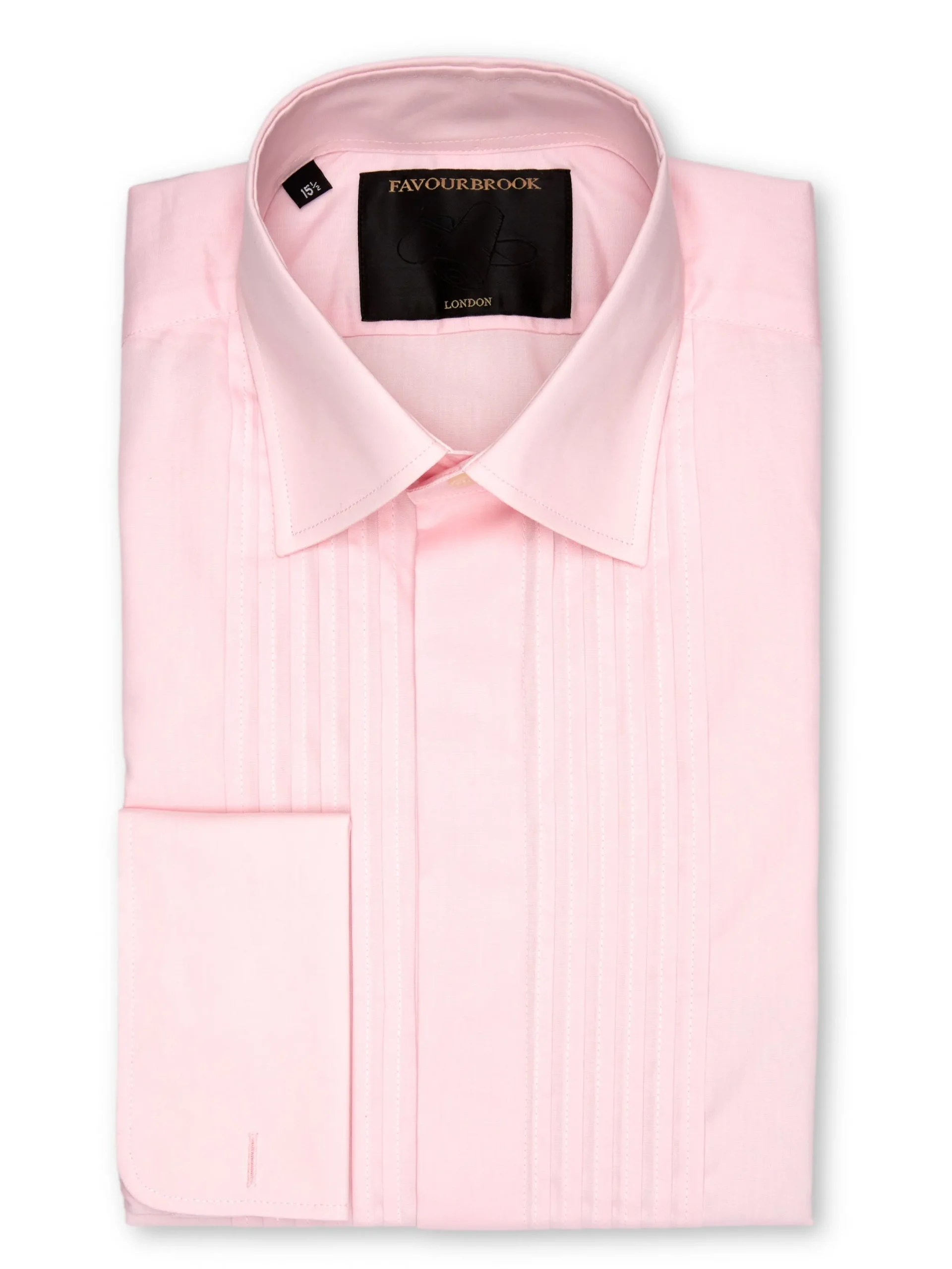Favourbrook Dusk Poplin Pintuck Dress Shirt- Shirts