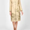 Favourbrook Eton Coat Pale Gold Hampton Crease Resist Linen-Women Mother Of The Bride | Jackets & Coats