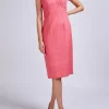 Favourbrook Florence Dress Strawberry Katmandu Silk Tasar-Women Dresses
