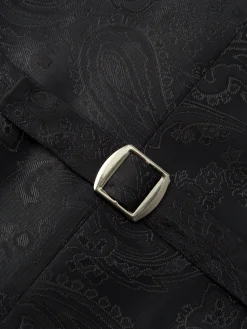 Favourbrook Forest Green Wool Single Breasted 6 Button Waistcoat- Waistcoats | Single Breasted Waistcoats