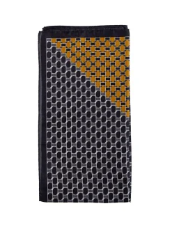 Favourbrook Gold Brunswick Silk Scarf- Scarves & Cravats