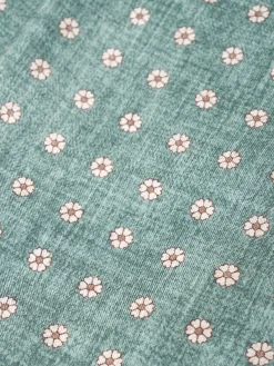 Favourbrook Green Osterley Silk Cravat- Scarves & Cravats