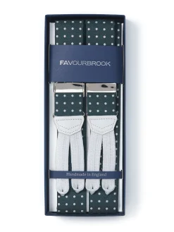 Favourbrook Green Pickwick Silk Braces- Braces