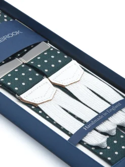 Favourbrook Green Pickwick Silk Braces- Braces