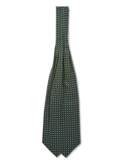 Favourbrook Green Pickwick Silk Cravat- Scarves & Cravats