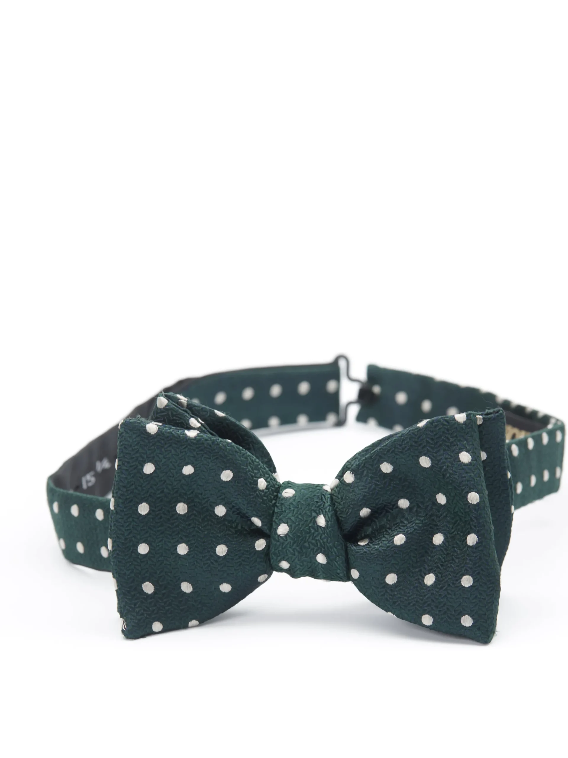 Favourbrook Green Pickwick Silk Large Party Bow Tie- Bow Ties