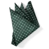 Favourbrook Green Pickwick Silk Pocket Square- Pocket Squares